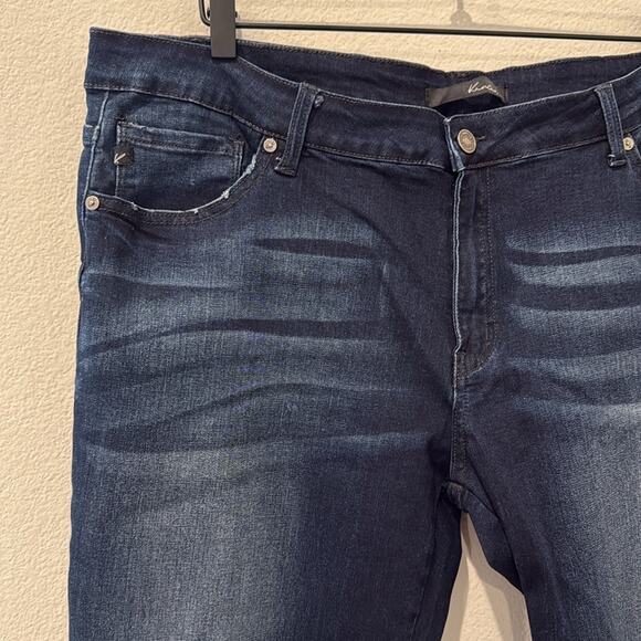 KanCan Raw Edge Zipper Skinny Jeans Size 3X - Picture 2 of 7